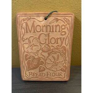 Morning Glory Bread Flour Hill Design Inc 1993 Clay Baking Tile Or Kitchen Decor
